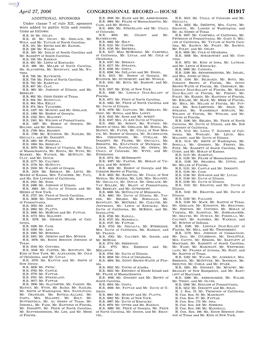 Congressional Record—House H1917