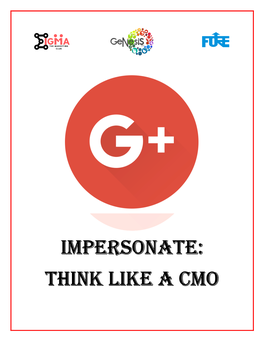 IMPERSONATE: Think Like a CMO