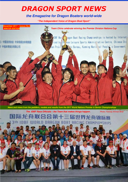 DRAGON SPORT NEWS @Aol.Com the Emagazine for Dragon Boaters World-Wide “The Independent Voice of Dragon Boat Sport”
