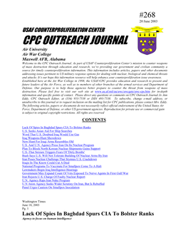 CPC Outreach Journal #268