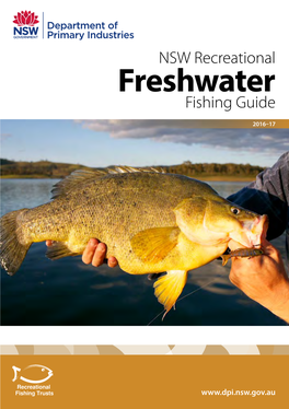 NSW Recreational Freshwater Fishing Guide