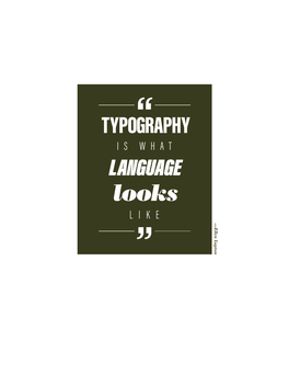 Typography Language