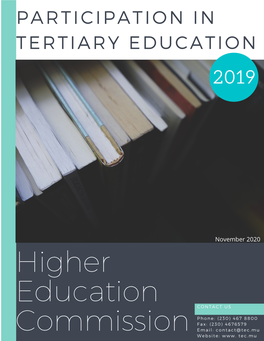 Participation in Tertiary Education in 2019