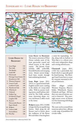 Itinerary #1 - Lyme Regis to Bridport