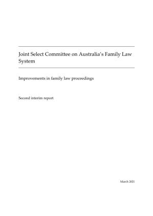 Improvements in Family Law Proceedings