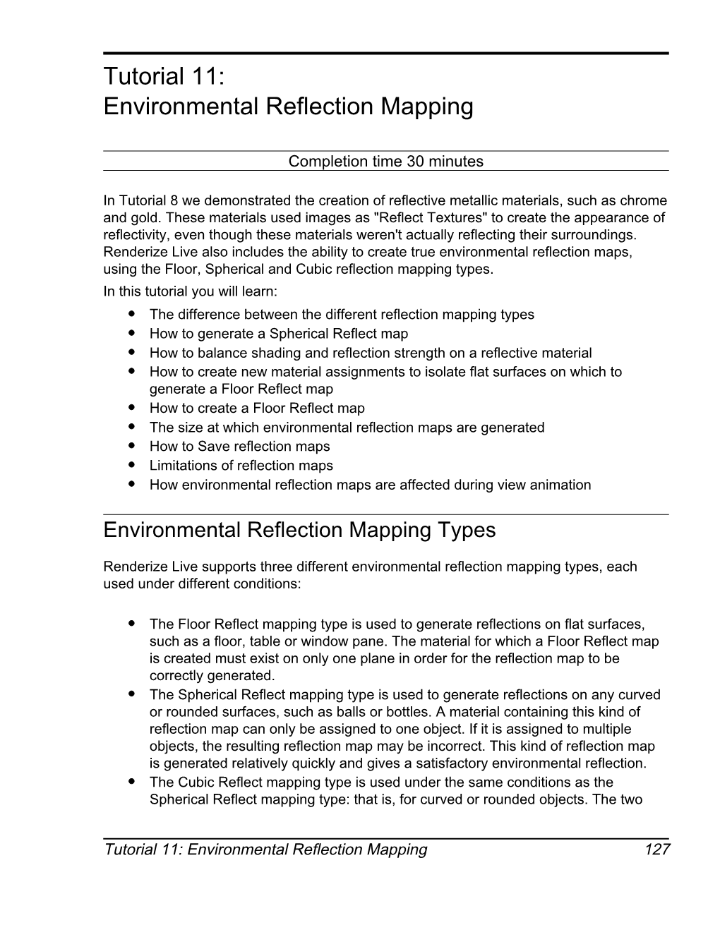 Environmental Reflection Mapping