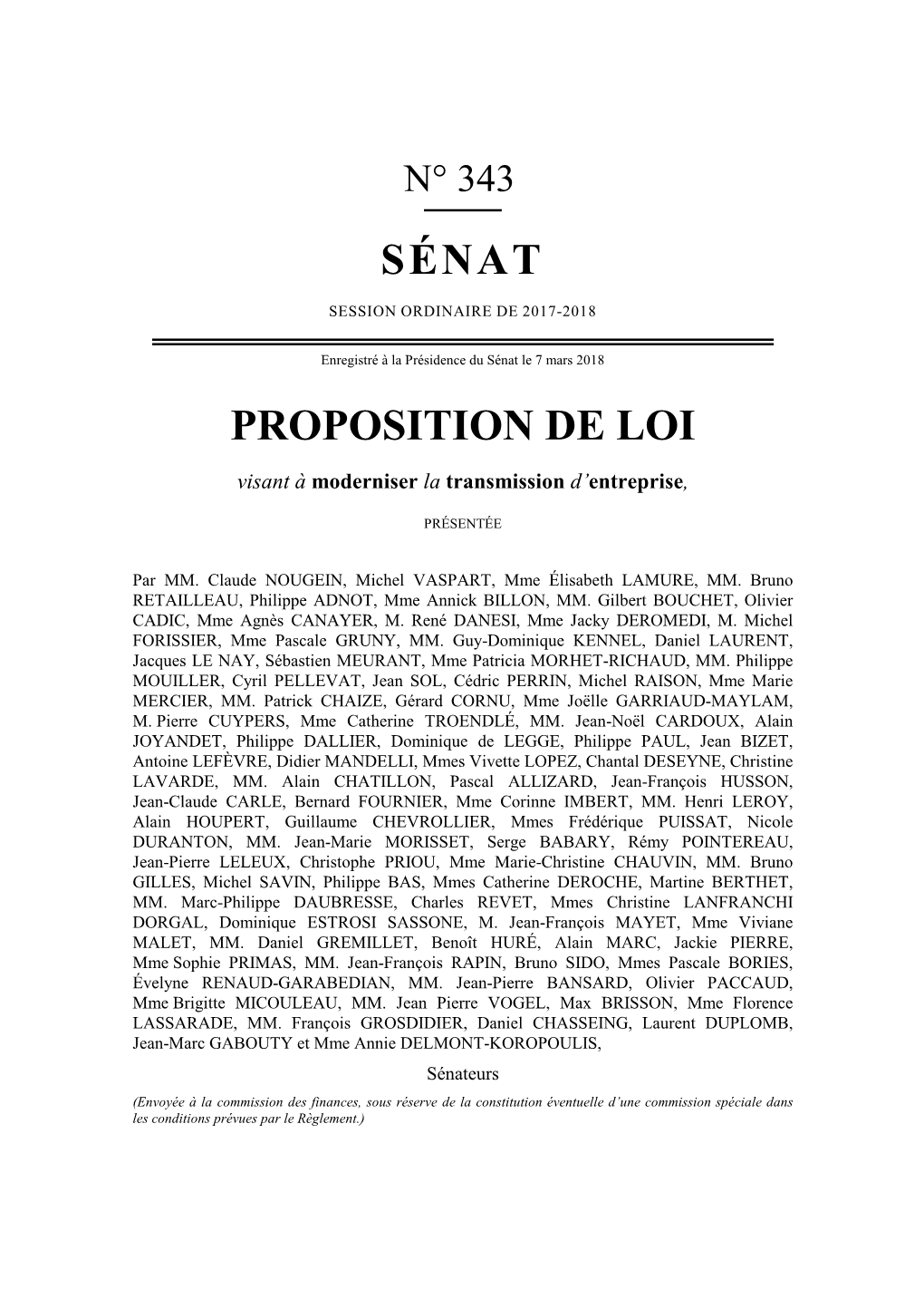 Texte De La Proposition De