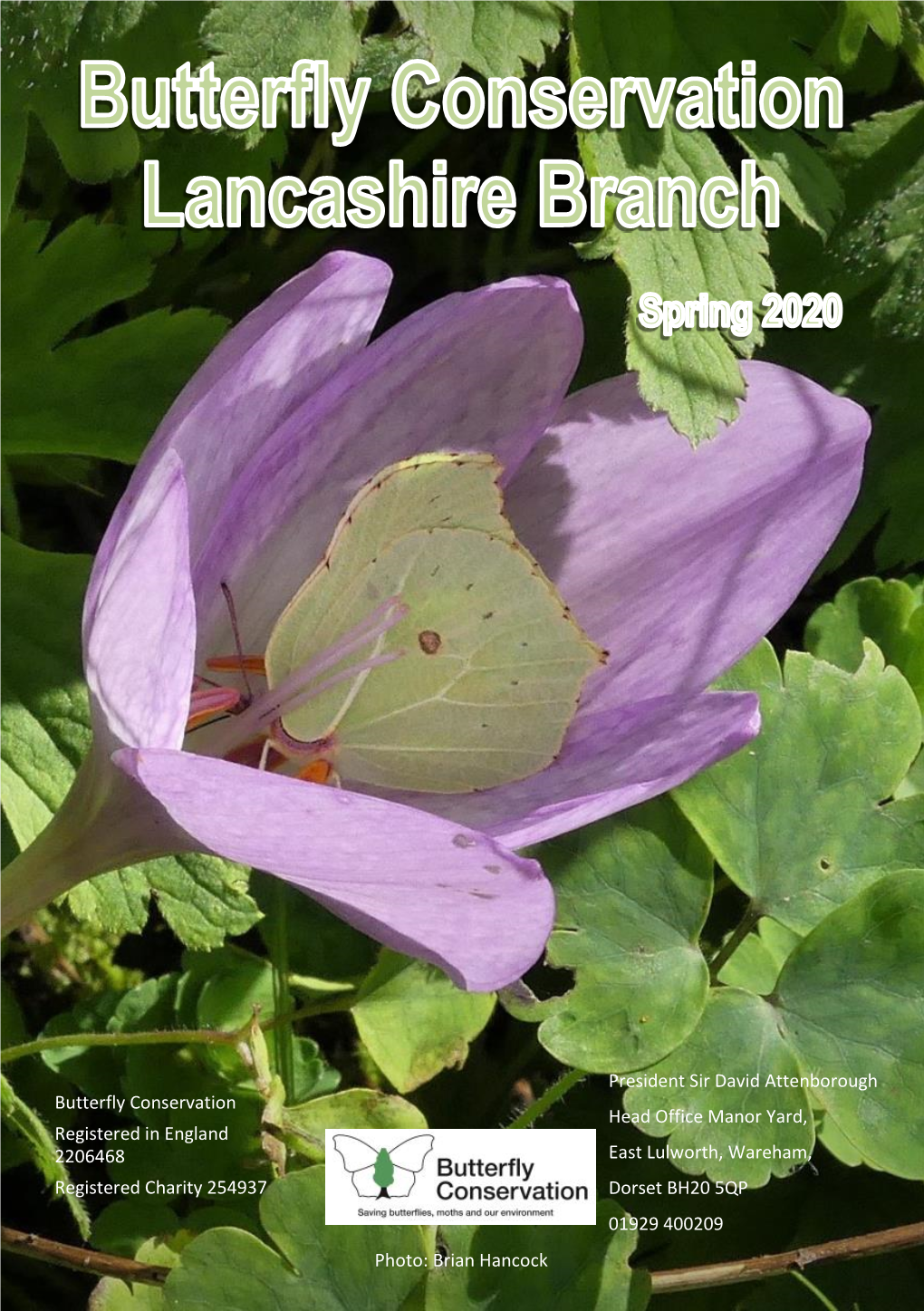 Lancashire Branch Newsletter Spring 2020