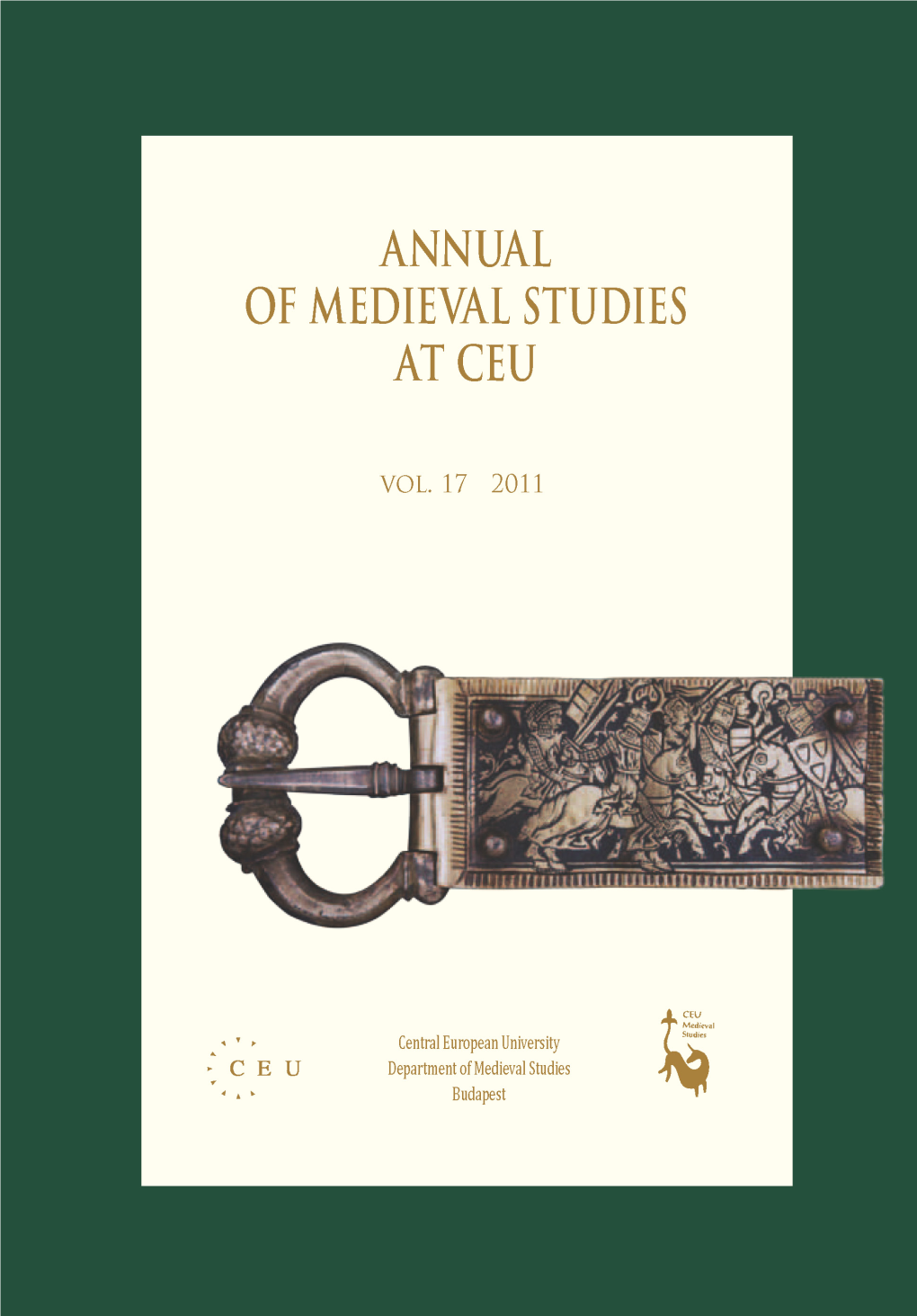 CEU Department of Medieval Studies