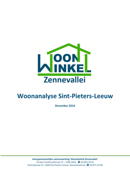 Woonanalyse Sint-Pieters-Leeuw