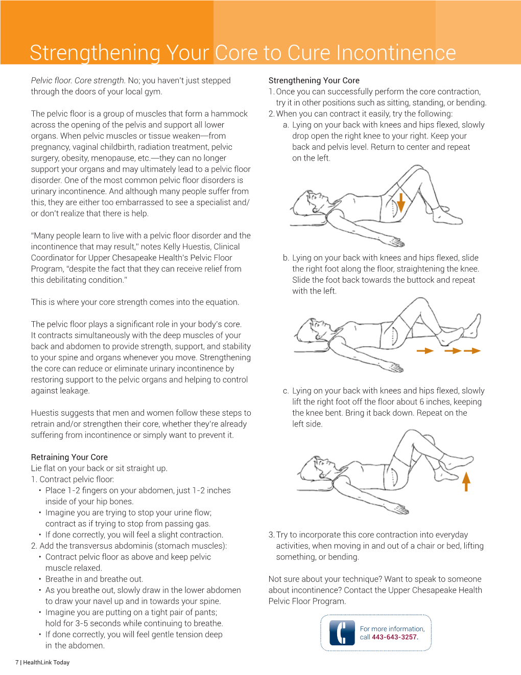 Strengthening Your Core to Cure Incontinence - DocsLib