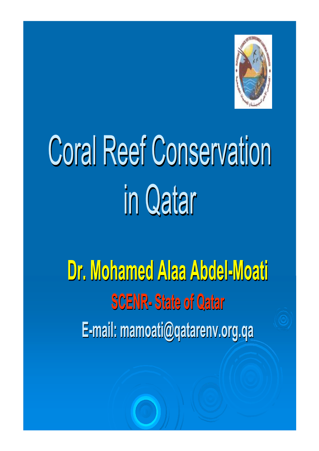 Coral Reef Conservation in Qatar