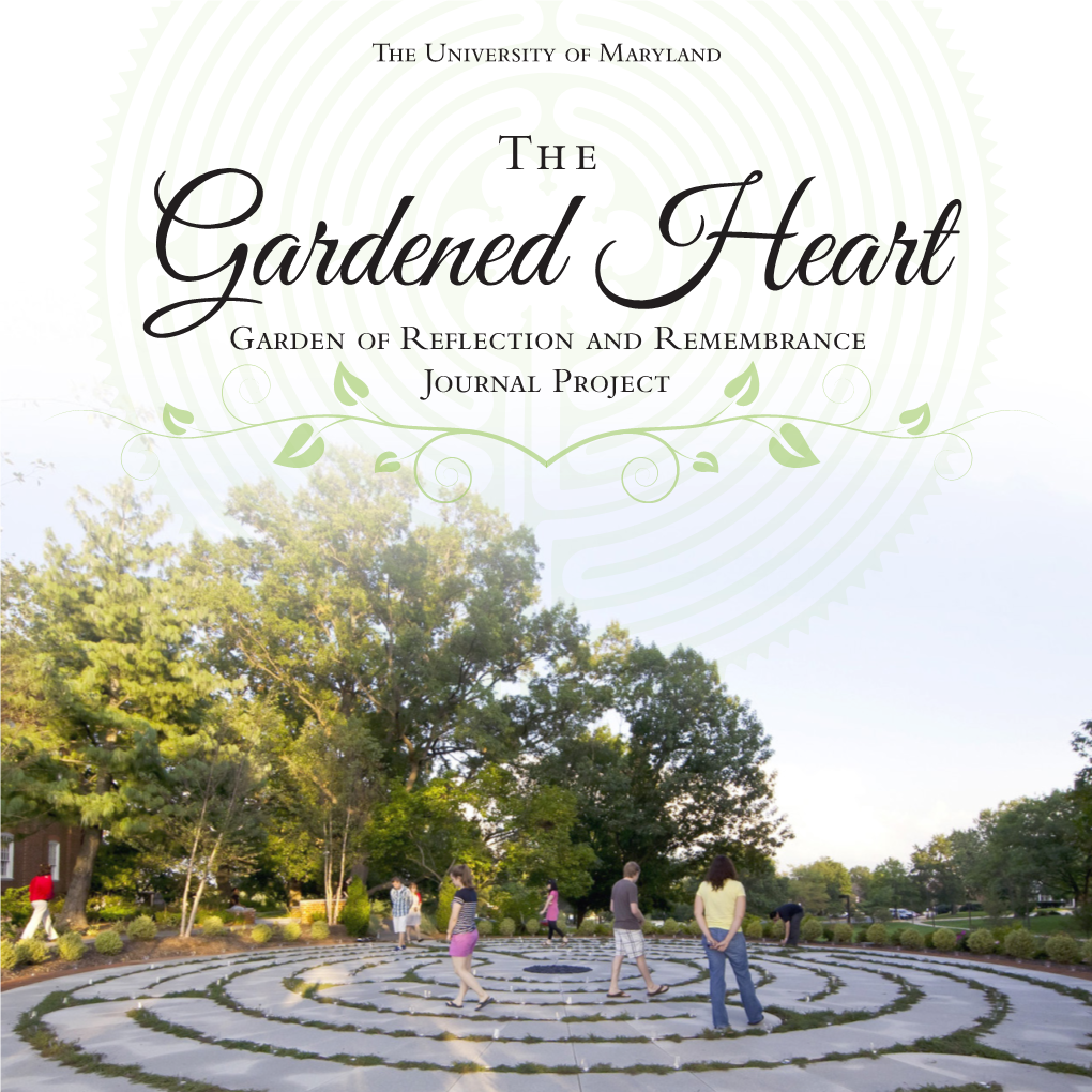 Garden of Reflection and Remembrance Journal Project Note from the Director