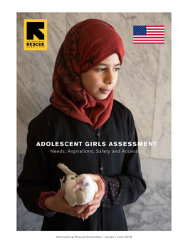 Adolescent Girls Assessment: Needs, Aspirations, Safety and Access
