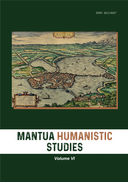Mantua Humanistic Studies. Volume VI