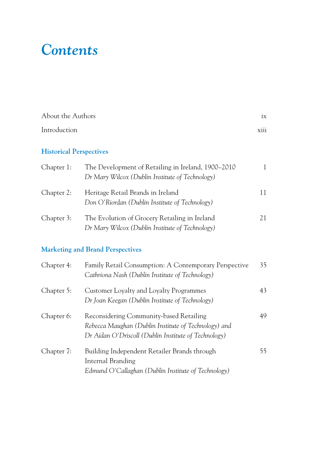 Retailing in Ireland:Layout 1 28/02/2012 11:45 Page V