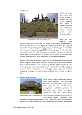 534 Kepariwisataan Provinsi Bali A. Pura Besakih Bali Dikenal Sebagai