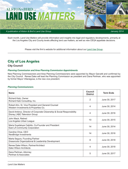 City of Los Angeles City Council