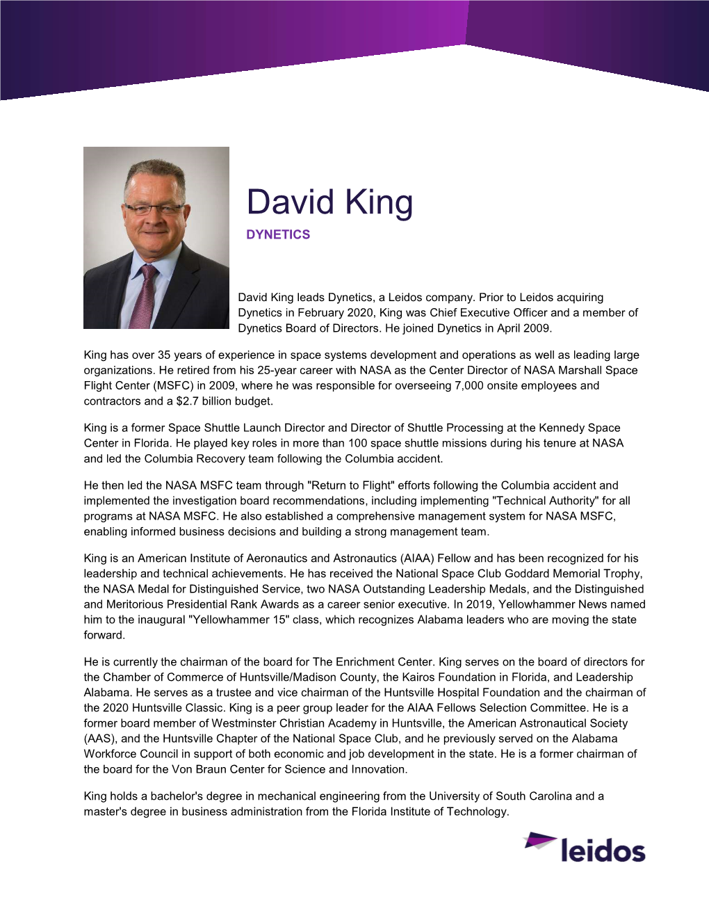 David King DYNETICS