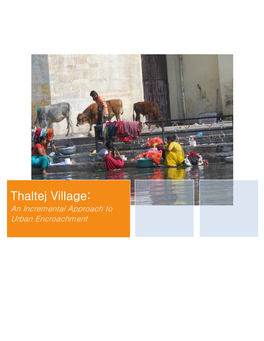 Thaltej Village: an Incremental Approach to Urban Encroachment