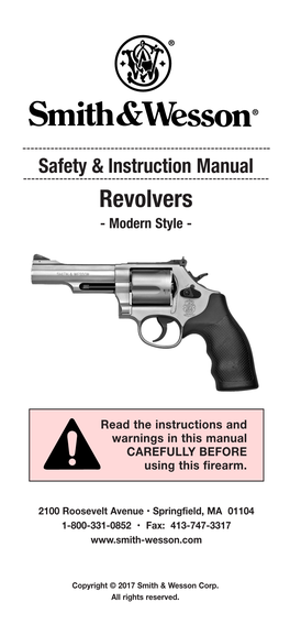 S&W Revolvers Manual