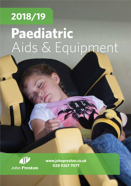 2018/19 Paediatric Aids & Equipment