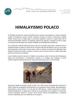 Himalayismo Polaco