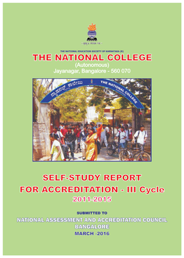 The National College (Autonomous) Jayanagar, Bangalore – 560 070