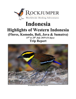 Indonesia Highlights of Western Indonesia (Flores, Komodo, Bali, Java & Sumatra) 15Th to 28Th July 2019 (14 Days)