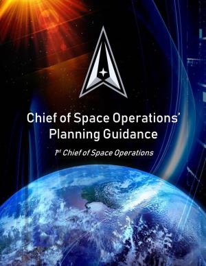 Chief of Space Operations' Planning Guidance