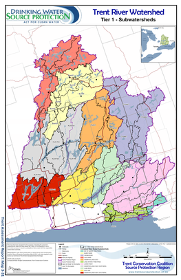 Trent River Watershed Tier 1 - Subwatersheds