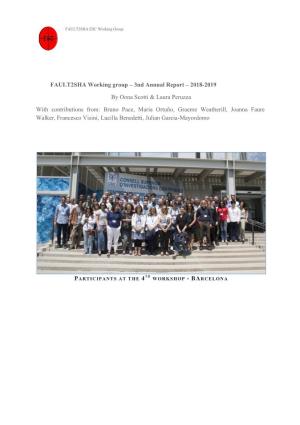 FAULT2SHA Working Group – 3Nd Annual Report – 2018-2019 By
