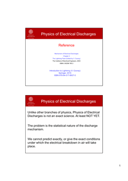 Discharge Physics