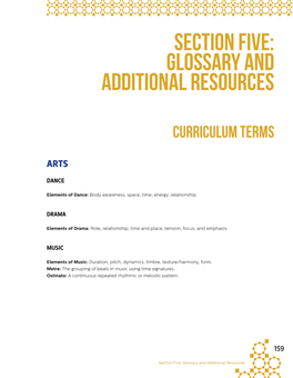Glossary and Additional Resources