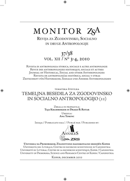 Monitor ZSA, Vol. XII, No. 3-4, 2010
