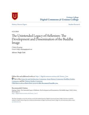 The Development and Dissemination of the Buddha Image Chukyi Kyaping Ursinus College, Ckyaping@Gmail.Com Adviser: Hugh Clark