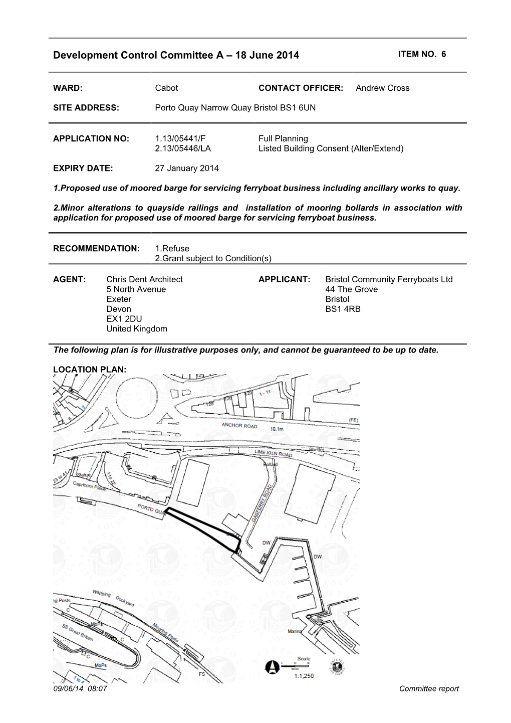 Development Control Committee a – 18 June 2014 ITEM NO