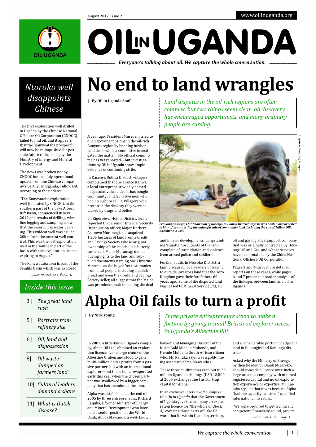 No End to Land Wrangles