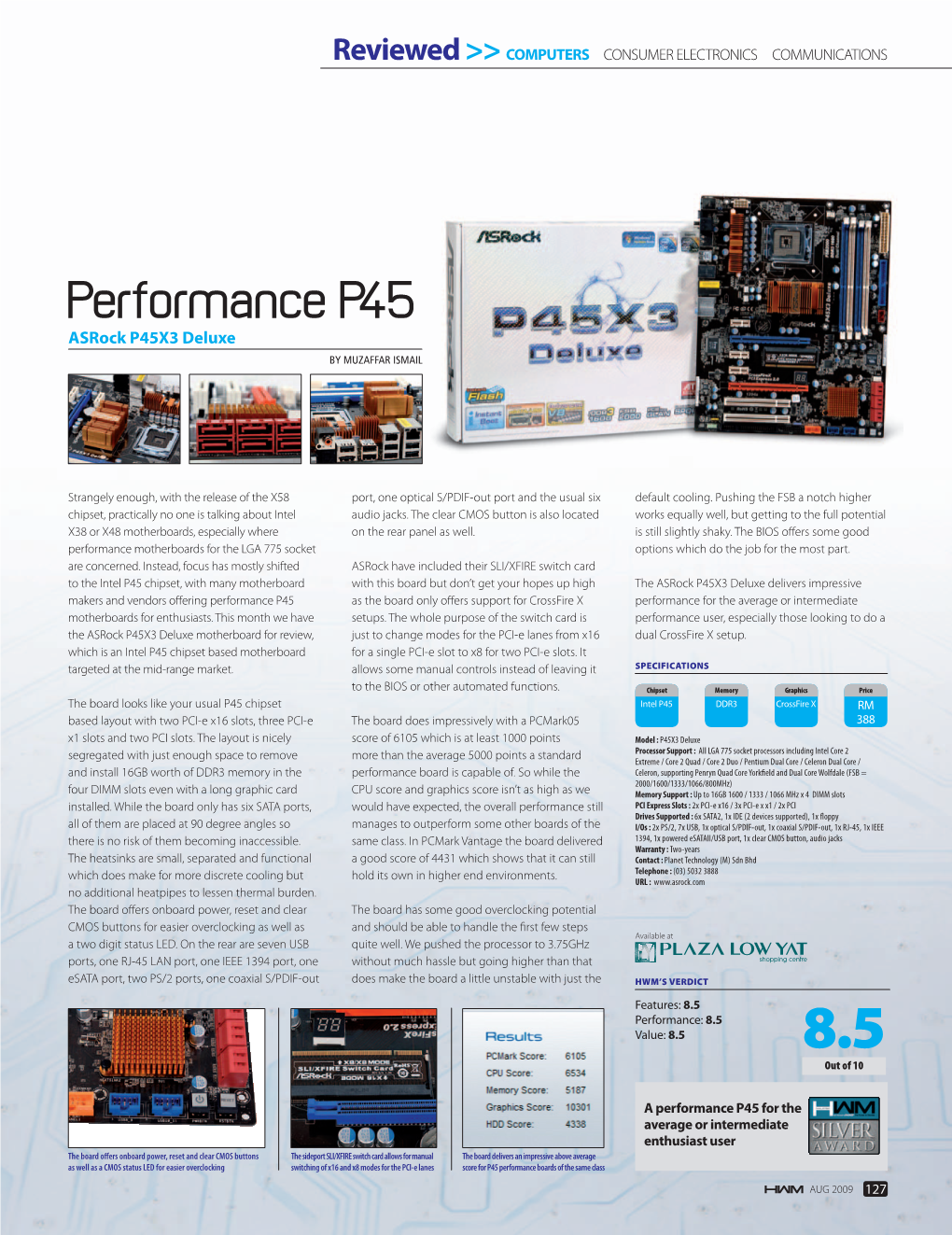 Performance P45 Asrock P45X3 Deluxe by Muzaffar Ismail