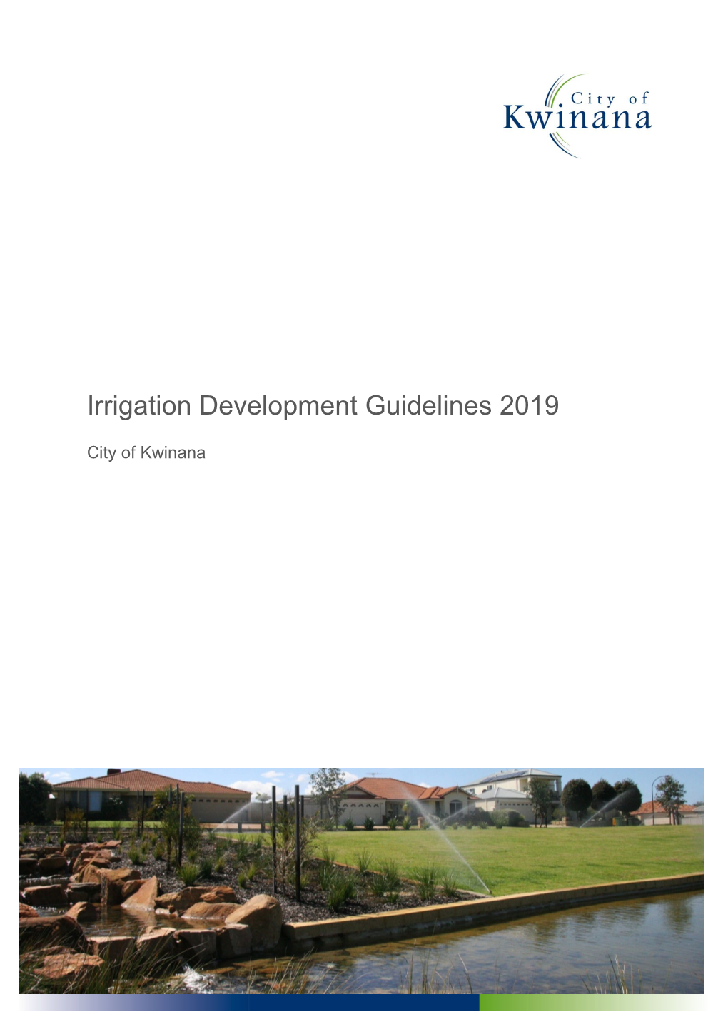 Irrigation Development Guidelines 2019