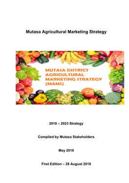 Mutasa Agricultural Marketing Strategy