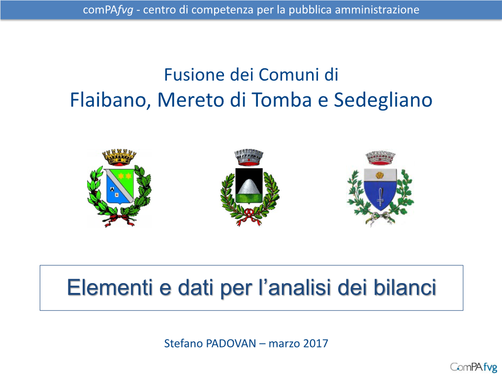 Fusione Flaibano – Mereto Di Tomba – Sedegliano