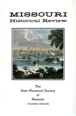 Missouri Historical Review Article