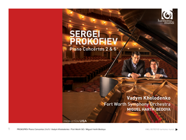 Sergei Prokofiev Piano Concertos 2 & 5