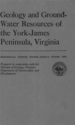 Geology and Ground-Water Resources of the York-James Peninsula, Virginia