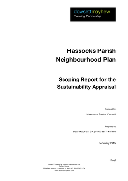 Hassocks Parish Scoping Report Final