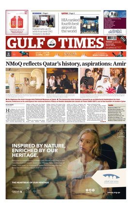 Nmoq Reflects Qatar's History, Aspirations: Amir