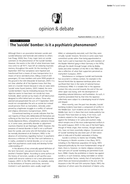 Opinion & Debate