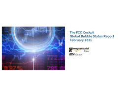 The FCO Cockpit Global Bubble Status Report February 2021 Contents