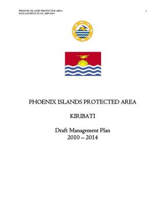 Phoenix Islands Protected Area Management Plan 2010-2014